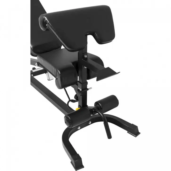 Gorilla Sports Justerbar Skråbænk Inkl. Bentræner Og Curlpult - Billede 3