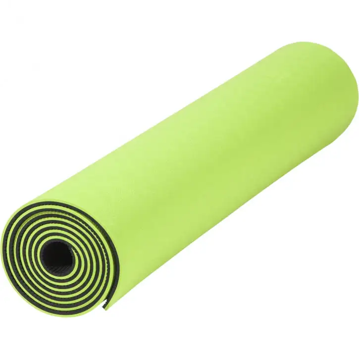 Gorilla Sports TPE Yogamåtte Grøn - 6 Mm - Billede 4