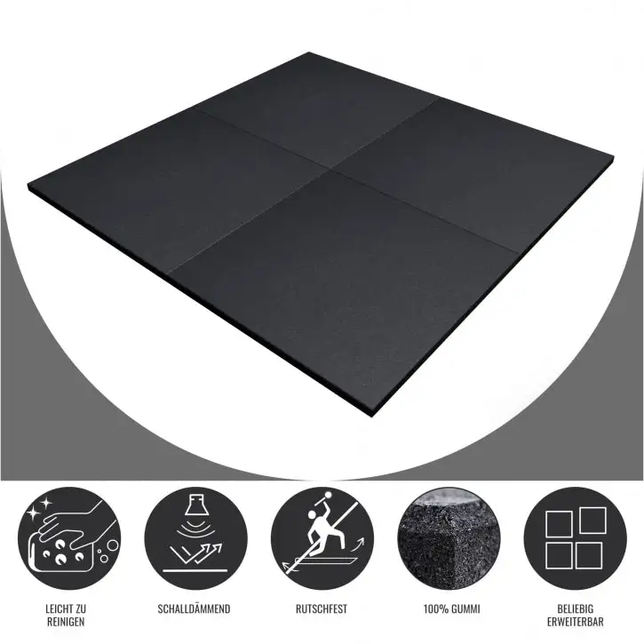 Gorilla Sports Fitness Gulv 50 X 50 X 2 Cm Sæt Med 4 Stk - Billede 4