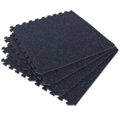 Gorilla Sports Fitnessgulv Gummi 1,2 Cm Tykt (50 Cm X 50 Cm)