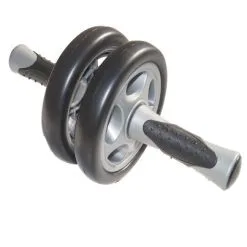 Billig-fitness.dk Mavehjul Med 2 Hjul - Grå