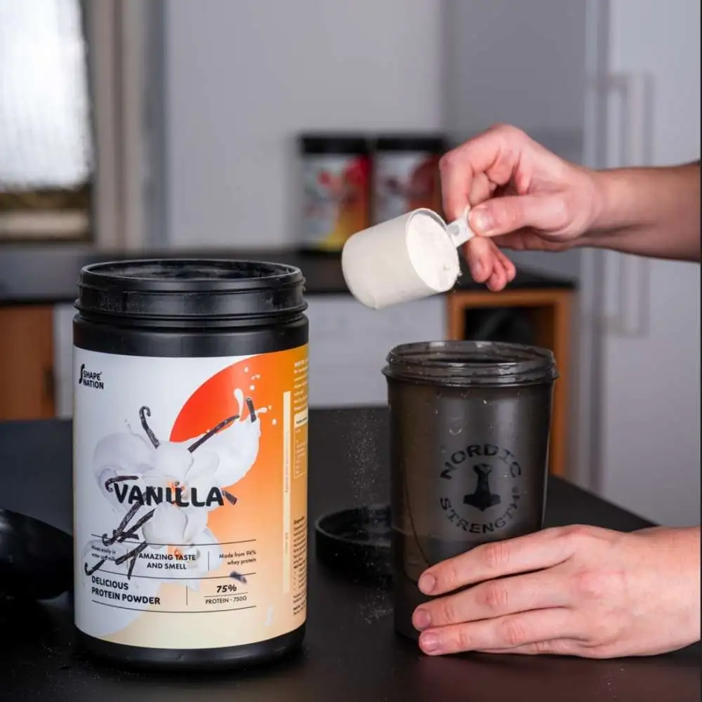 Billig-fitness.dk Proteinpulver 3-pak Med Vaniljesmag - Shapenation (3 X 750 G) - Billede 3