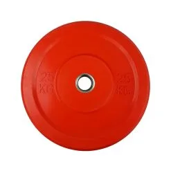 Wohlstand Rød Bumper Plate - 25 Kg (50 Mm)