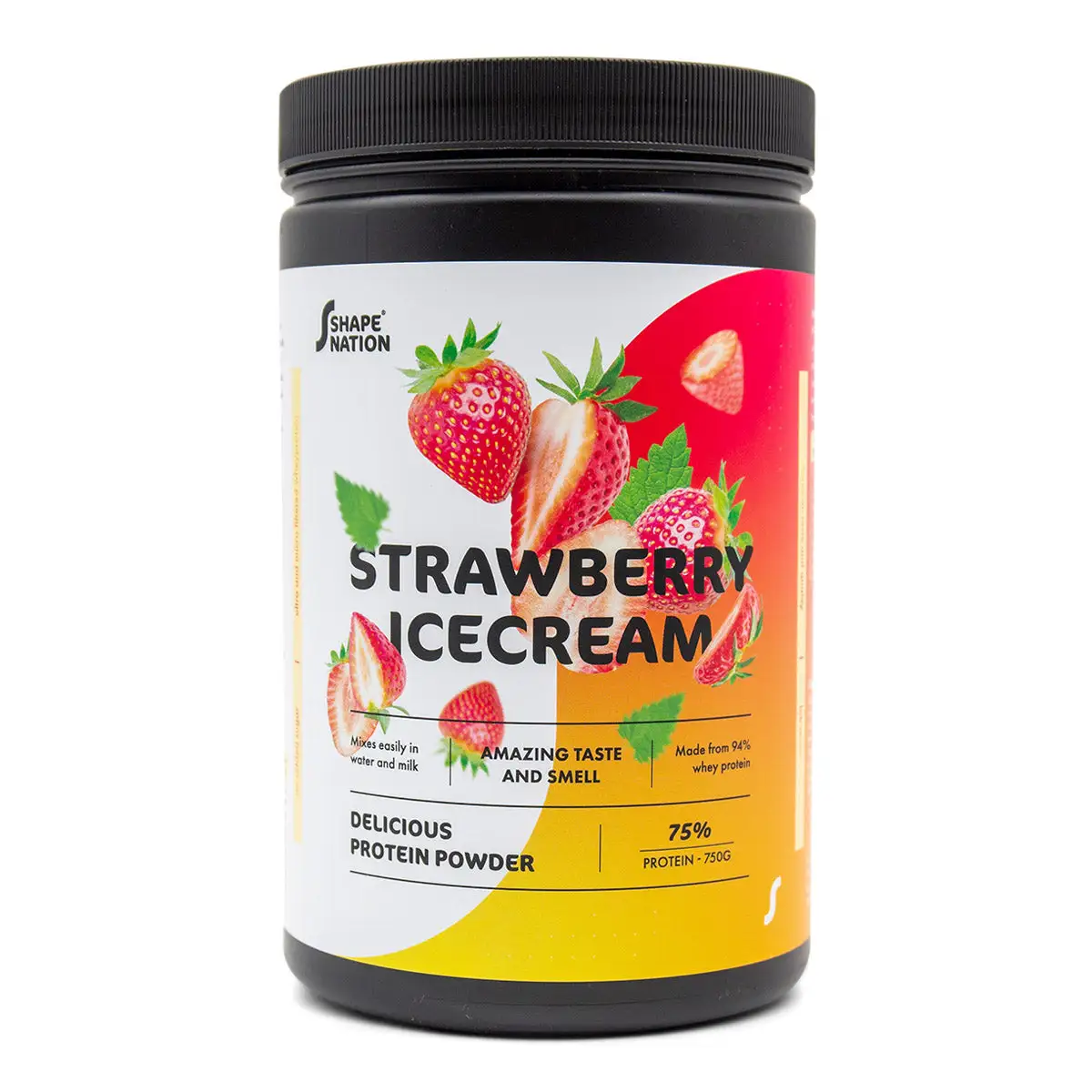 Billig-fitness.dk Proteinpulver 3-pak Med Jordbærsmag - Shapenation (3 X 750 G) - Billede 3