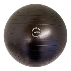 Jannik Træningsbold 45 Cm - Nordic Strength (Black Edition)