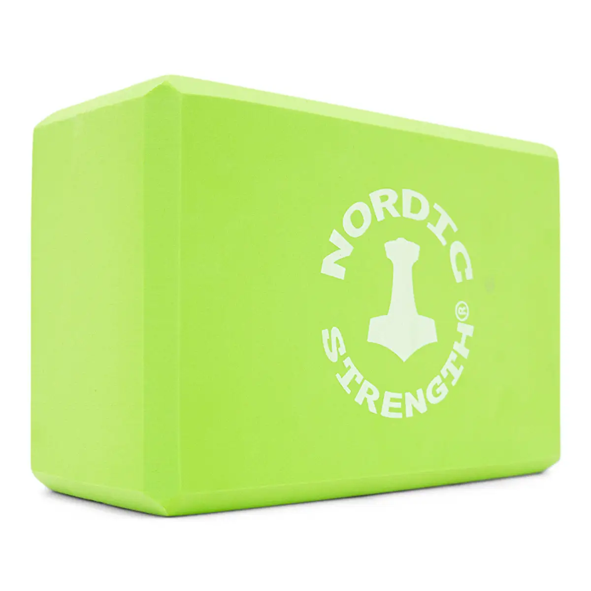 Billig-fitness.dk Yoga Blok- Grøn (10 Cm)