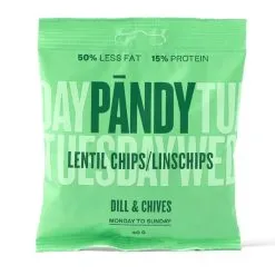 Billig-fitness.dk Pandy Linsechips - Dill & Chives