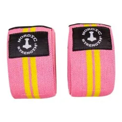 Billig-fitness.dk Knæbind M. Velcro Lukning PINK (2 Stk Af 2 Meter)