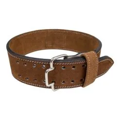 Billig-fitness.dk Professionelt Træningsbælte Med Hurtigluk (Mørkebrun)