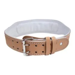 Billig-fitness.dk Træningsbælte I Lysebrunt Læder - Nordic Strength