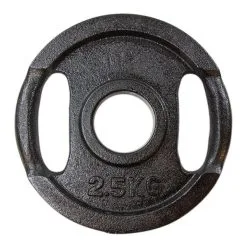 Billig-fitness.dk Vægtskive Sort Metal (50 Mm) - 2,5 Kg