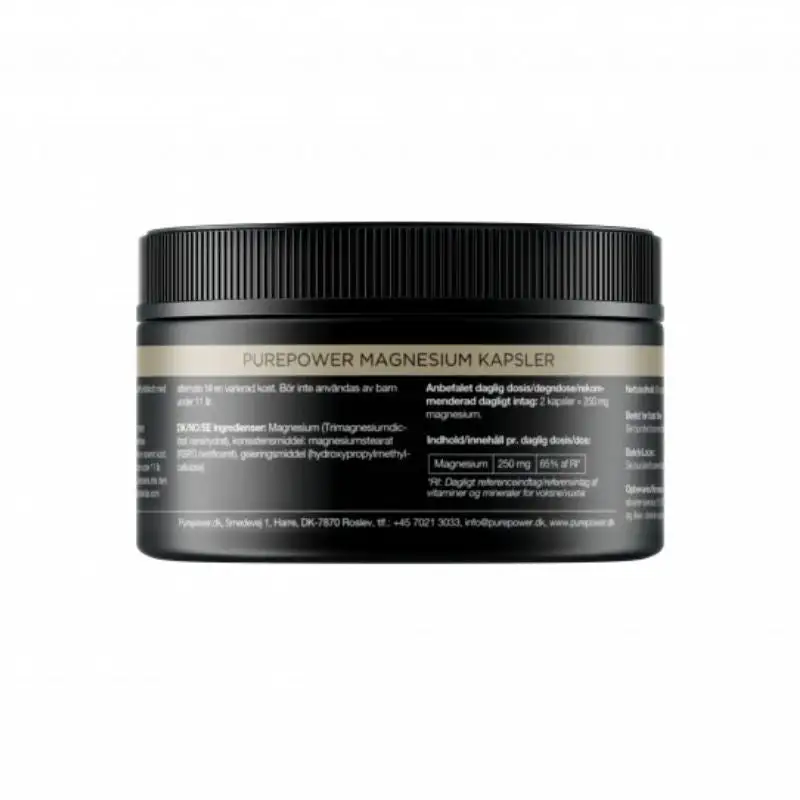 Billig-fitness.dk PurePower Magnesium Kapsler (90 Stk)