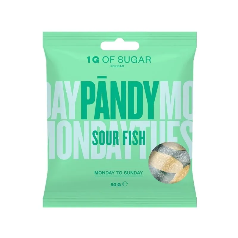 Billig-fitness.dk Pandy Candy - Sour Fish (50g)