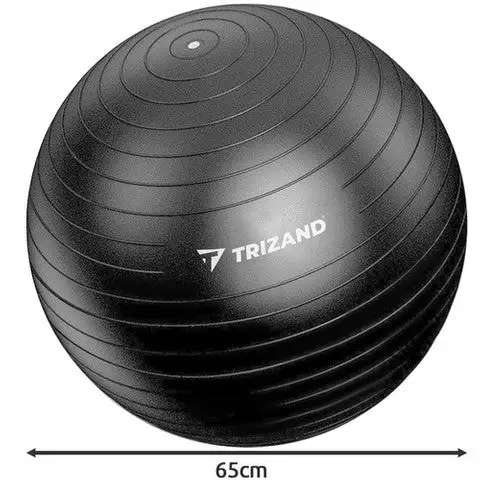Gorilla Sports Træningsbold 65 Cm - (Black Edition) - Billede 8