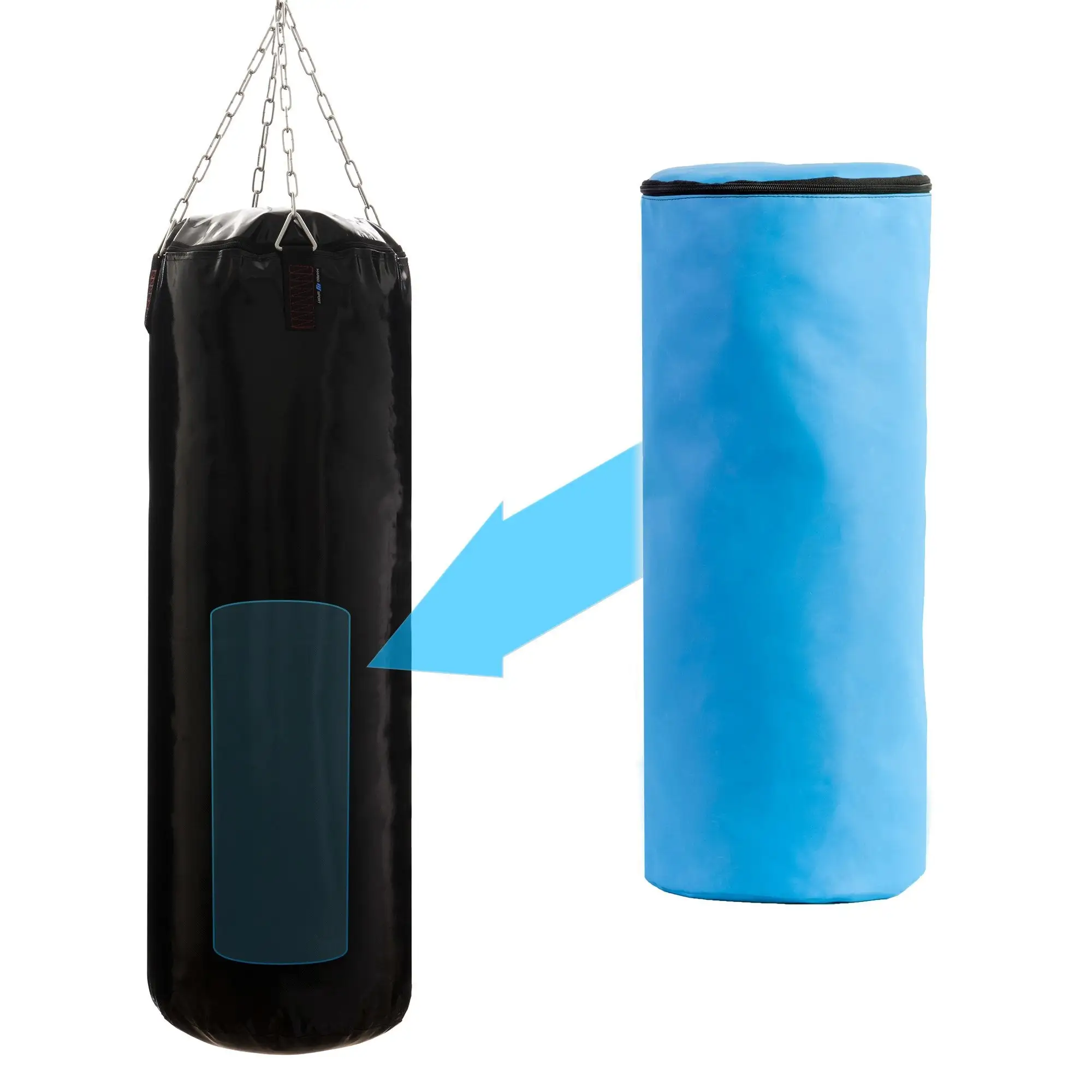 Marbo-Sports Boksepude / Boksesæk 100|35 (uden Fyld) - Billede 5