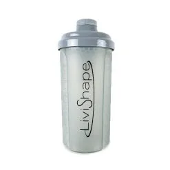Livishape Shaker Til Proteinpulver Og Lign. - Grå 500 ML