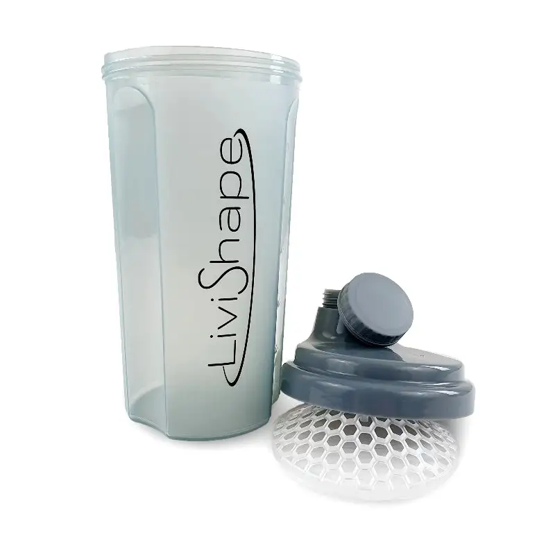 Livishape Shaker Til Proteinpulver Og Lign. - Grå 500 ML - Billede 2