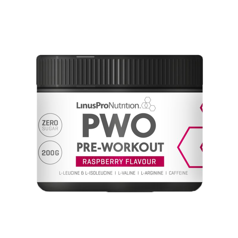 Linuspro PWO - Pre Workout Med Hindbærsmag