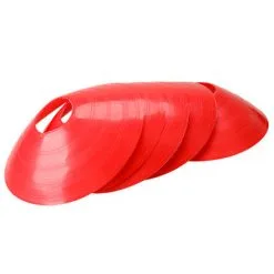 Billig-fitness.dk Kegler - Røde Lave Fitness/sports Kegler (10 Stk)