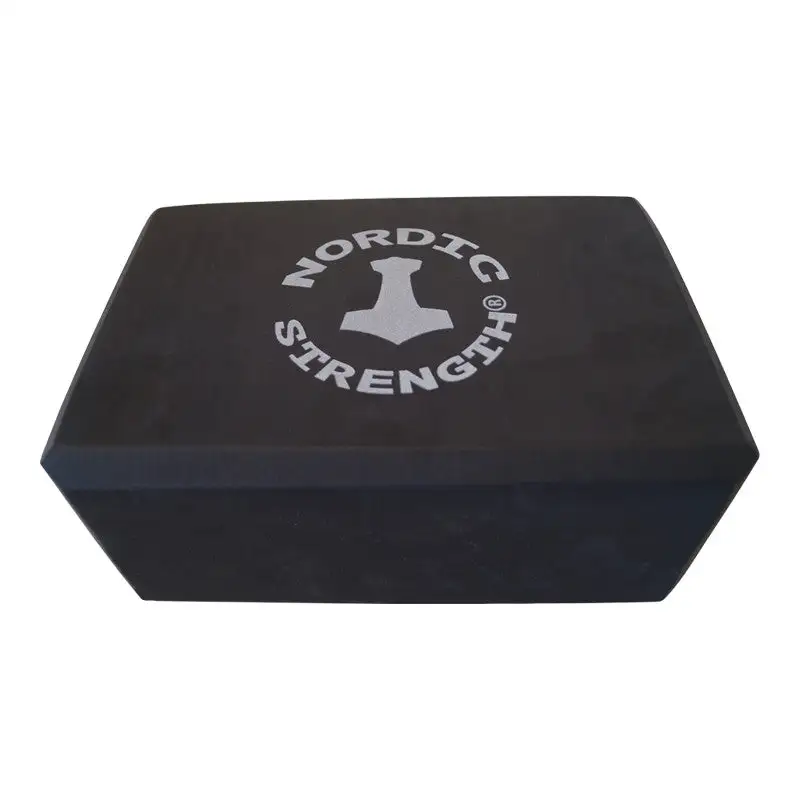 Billig-fitness.dk Yoga Blok- Sort (10 Cm)