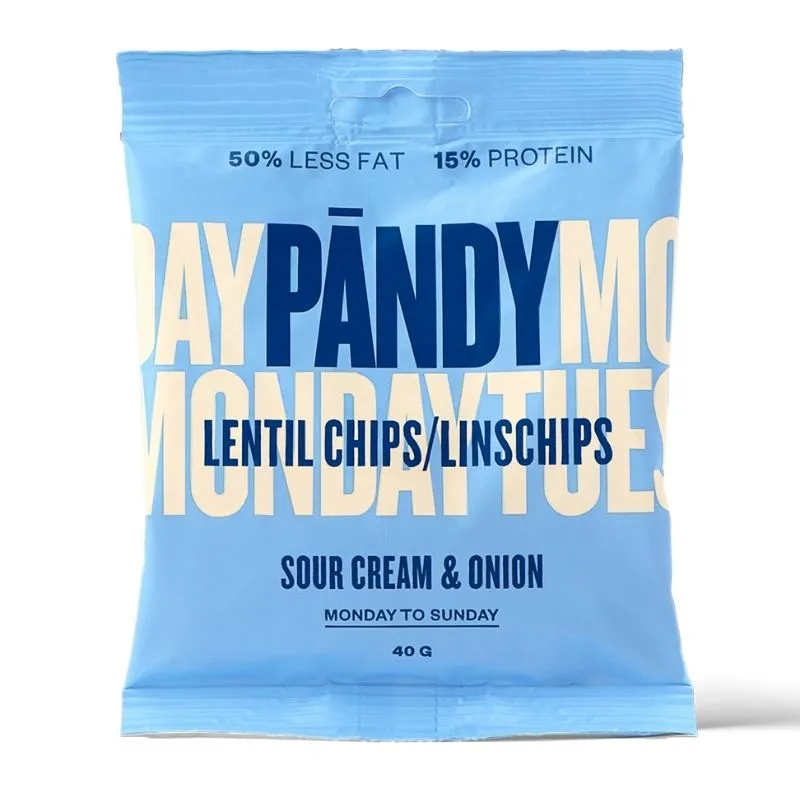 Billig-fitness.dk Pandy Linsechips - Sour Cream & Onion