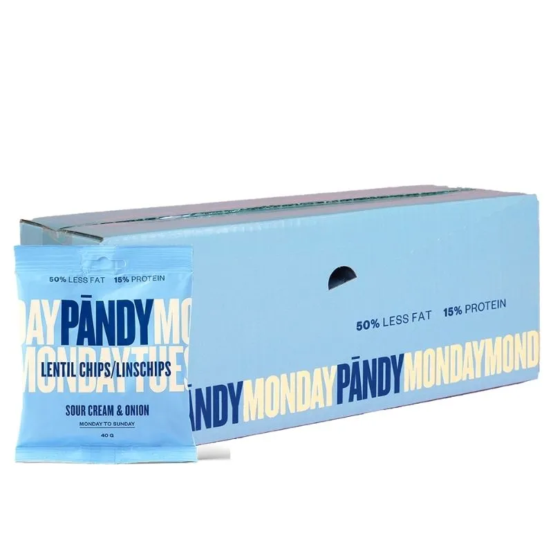 Billig-fitness.dk Pandy Linsechips - Sour Cream & Onion - Billede 3