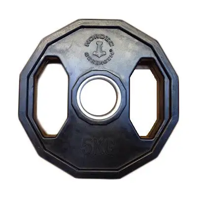 Billig-fitness.dk Vægtskive 5 Kg (12 Kantet)