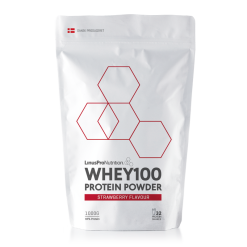 LinusPro Proteinpulver - Whey100 Med Jordbærsmag (1 Kg)